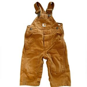 Infant carhartt short overalls 6m